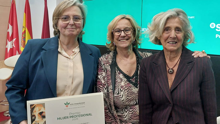 Nuestra presidenta, Inmaculada Sánchez Ramos, participa en la Mesa Redonda “Mujeres y profesión: visibilizando el talento femenino” organizada por la UICM 