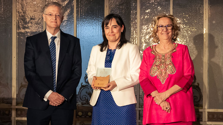 Airbus Defence and Space recibe el premio en la categoría de Tecnología Espacial y Defensa de la X Noche de las Telecomunicaciones de Madrid