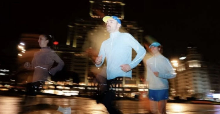Carrera nocturna por madrid en septiembre