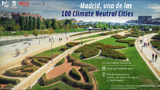 Madrid, una de las 100 Climate Neutral Cities