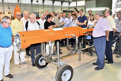 Miembros de la AEITM visitan las instalaciones del INTA