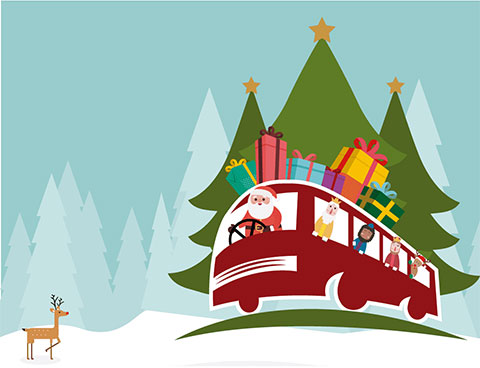 bus navidad