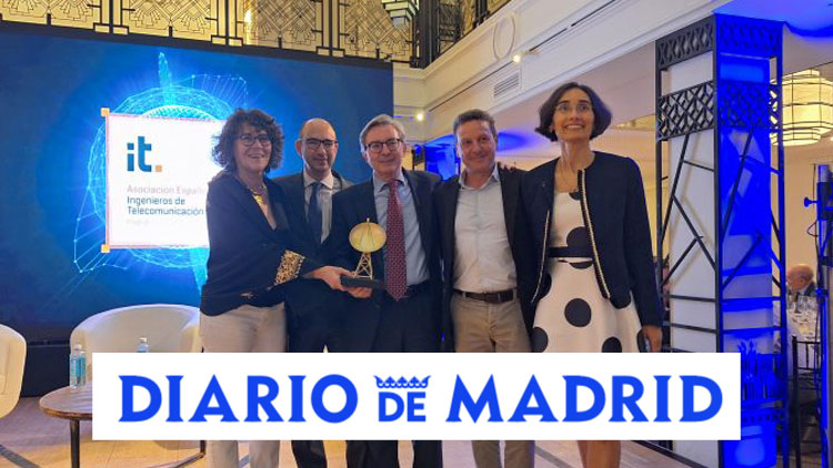 El laboratorio de Internet de las Cosas de Madrid, galardonado por la Asociación Española de Ingenieros de Telecomunicación ‘en Diario Madrid