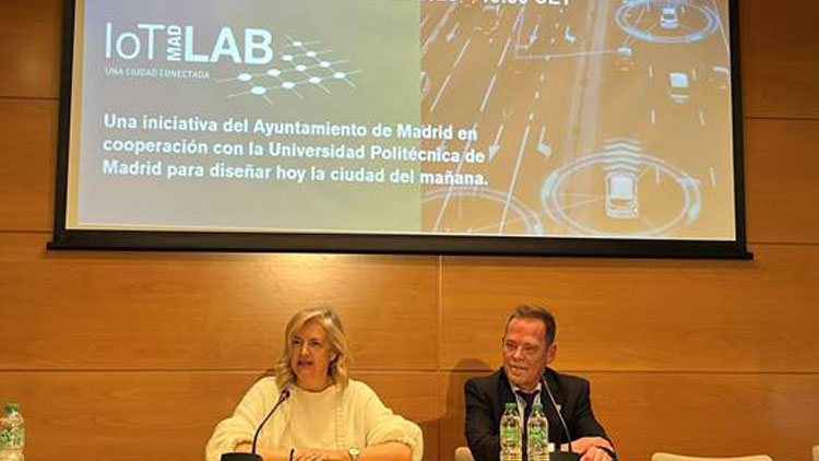 AEIT-Madrid asiste a la inauguración del IoT-MAD-LAB