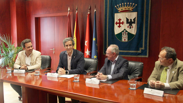 AEIT-Madrid y el COIT firman un acuerdo de colaboración con el Ayuntamiento de Alcobendas