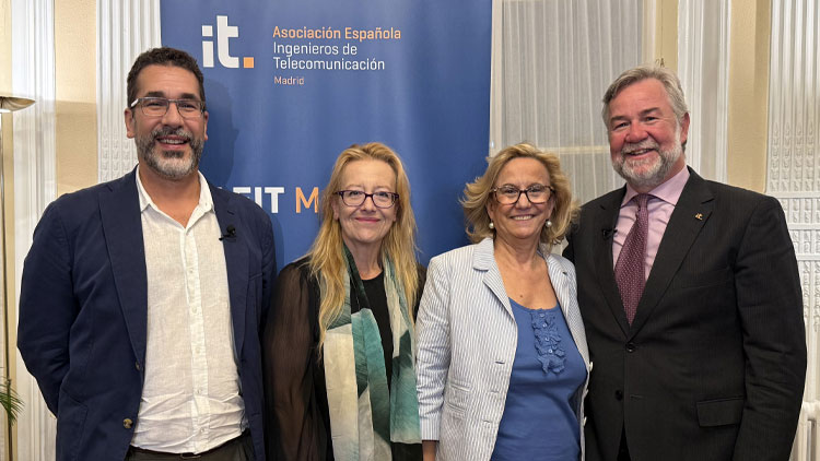 La Asociación Española de Ingenieros de Telecomunicación de Madrid analiza el papel de los ingenieros de telecomunicación en la construcción de una sociedad digital inclusiva