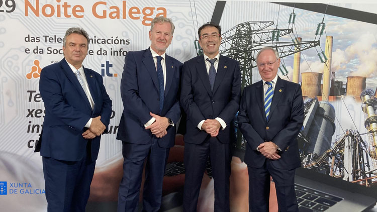 Representamos a nuestra asociación en la Noche Gallega de las Telecomunicaciones