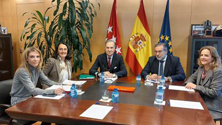 UICM se reúne con el consejero de Presidencia, Justicia e Interior de la Comunidad de Madrid