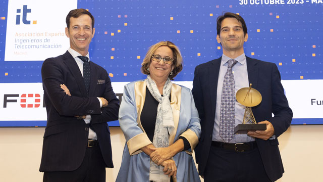 José María Díaz Rodríguez, CIO de Unidad Editorial, recibe el Premio Inteligencia Artificial y Big Data de AEIT-Madrid